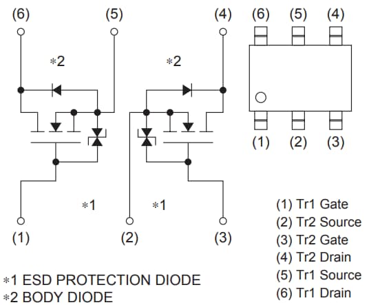 ROHM Semiconductor QS6Kx Nch+Nch Automotive-MOSFETs